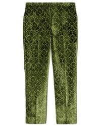 Burberry - Baroque Velvet Tailored Trousers - Lyst