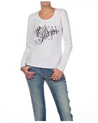 Armani Jeans - Logo Long-Sleeved T-Shirt - Lyst