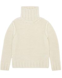 MM6 by Maison Margiela - Turtleneck Chunky Knitted Jumper - Lyst