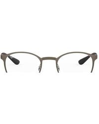 Ray-Ban - Round Frame Glasses - Lyst