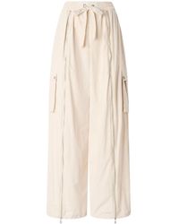 Pinko - Palazzo Trousers With Zip And Cargo Pockets - Lyst