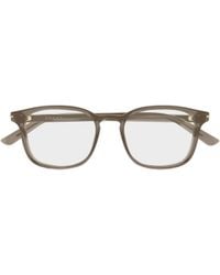 Gucci - Eyewear Square Frame Glasses - Lyst