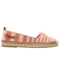 Chloé - Patterned Flat Shoes - Lyst