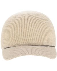 Brunello Cucinelli - Knit Baseball Cap - Lyst