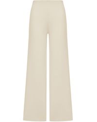 Max Mara - Strillo Crepe Knitted Trousers - Lyst