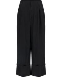 DARKPARK - Diana Pleated Wide-Leg Pants - Lyst
