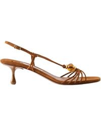 Jimmy Choo - Lova 50 Embellished Suede Sandals - Lyst