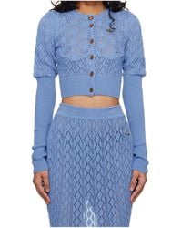 Vivienne Westwood - Ella Long-Sleeved Knit Cardigan - Lyst