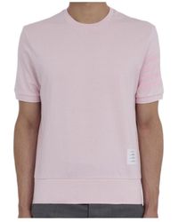 Thom Browne - Jersey-Bar T-Shirt - Lyst