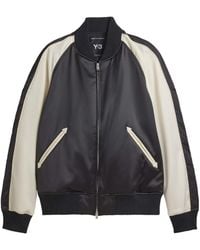 Y-3 - Liquid Logo Satin Souvenir Jacket - Lyst