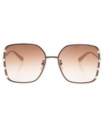 Chloé - Chloé Eyewear Rectangular Frame Sunglasses - Lyst