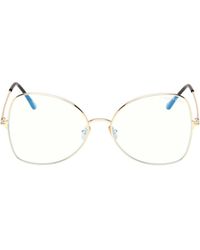 Tom Ford - Eyewear Geometric Frame Glasses - Lyst