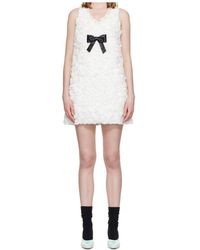 ShuShu/Tong - Ruffle-Detail Bow-Embellished Dress - Lyst
