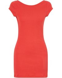 Matteau - Open-Back Cotton-Jersey Mini Dress - Lyst