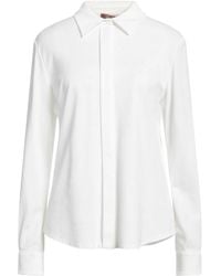 Max Mara - Solid-Color Long-Sleeved Shirt - Lyst
