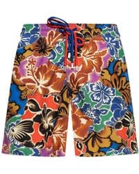 Palm Angels - X Vilebrequin Graphic Printed Swim Shorts - Lyst
