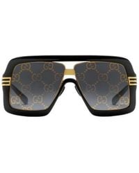 Gucci - Gg-Lens Oversized-Frame Sunglasses - Lyst