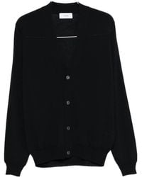 Lardini - V-Neck Buttoned Cardigan - Lyst