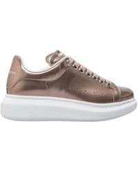 McQueen - Oversized Lace-Up Sneakers - Lyst