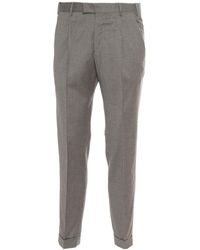 PT01 - Pt Torino Pleat-Detailed Tapered-Leg Trousers - Lyst