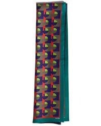 Miu Miu - Pattern-Printed Scarf - Lyst