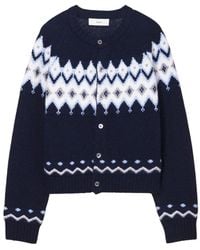 DUNST - Long-Sleeved Crew-Neck Knit Top - Lyst
