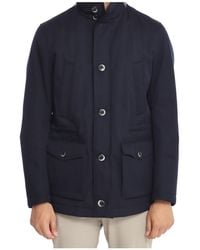Herno - High-Necked Long-Sleeved Jacket - Lyst