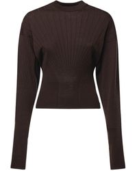Sportmax - Slim Fit Knitted Top - Lyst