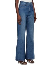 A.P.C. - Clienteau High-Rise Wide-Leg Jeans - Lyst