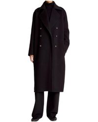 Vince - Wool-Blend Double-Breasted Long Coat - Lyst