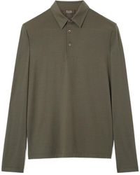Loro Piana - Long-Sleeve Polo Shirt - Lyst