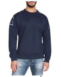 EA7 - Round-Necked Logo Sweater - Lyst
