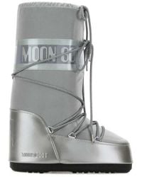 Moon Boot - Icon Glance Satin Lace-Up Snow Boots - Lyst