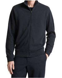 Vince - Zip-Up Knitted Sweater - Lyst