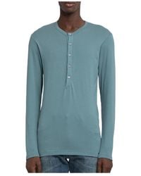 Tom Ford - Button-Up Long-Sleeve T-Shirt - Lyst