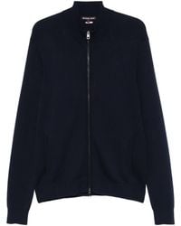 Michael Kors - Zip-Up High Neck Cardigan - Lyst