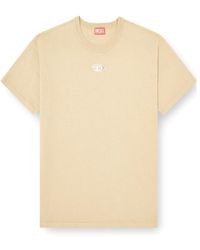DIESEL - T-Norm-Lod Oval D Logo T-Shirt - Lyst