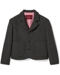 Gucci - Collared Button-Up Jacket - Lyst
