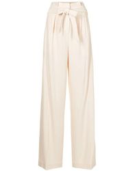 Jonathan Simkhai - Emiko Textured Wide-Leg Trousers - Lyst