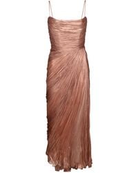 Maria Lucia Hohan - Ruched Pleated Gown Dress - Lyst