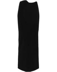 Christopher Esber - Ribbed Asymmetric Knitted Skirt - Lyst