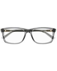 Gucci - Eyewear Rectangle Frame Glasses - Lyst