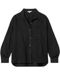 James Perse - Solid Color Linen Shirt - Lyst
