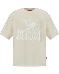 DIESEL - T-Jussi-A Short-Sleeve Graphic T-Shirt - Lyst