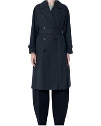 Max Mara - The Cube Fiorito Double-Breasted Belted Coat - Lyst