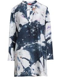 MAX&Co. - Long Sleeve Stand Collar Top - Lyst