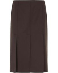 Seventy - Pleated Skirt - Lyst