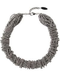 Brunello Cucinelli - Vetro And Sterling Choker - Lyst