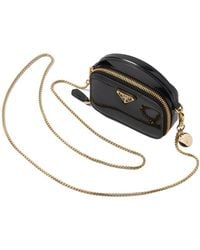 Prada - Patent Leather Mini-Pouch - Lyst