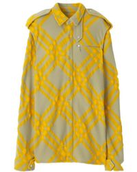 Burberry - Long Sleeved Check-Pattern Shirt - Lyst